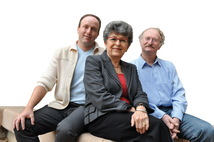 (l-r) Dr. Perry Stambolsky and Profs. Varda Rotter and Moshe Oren